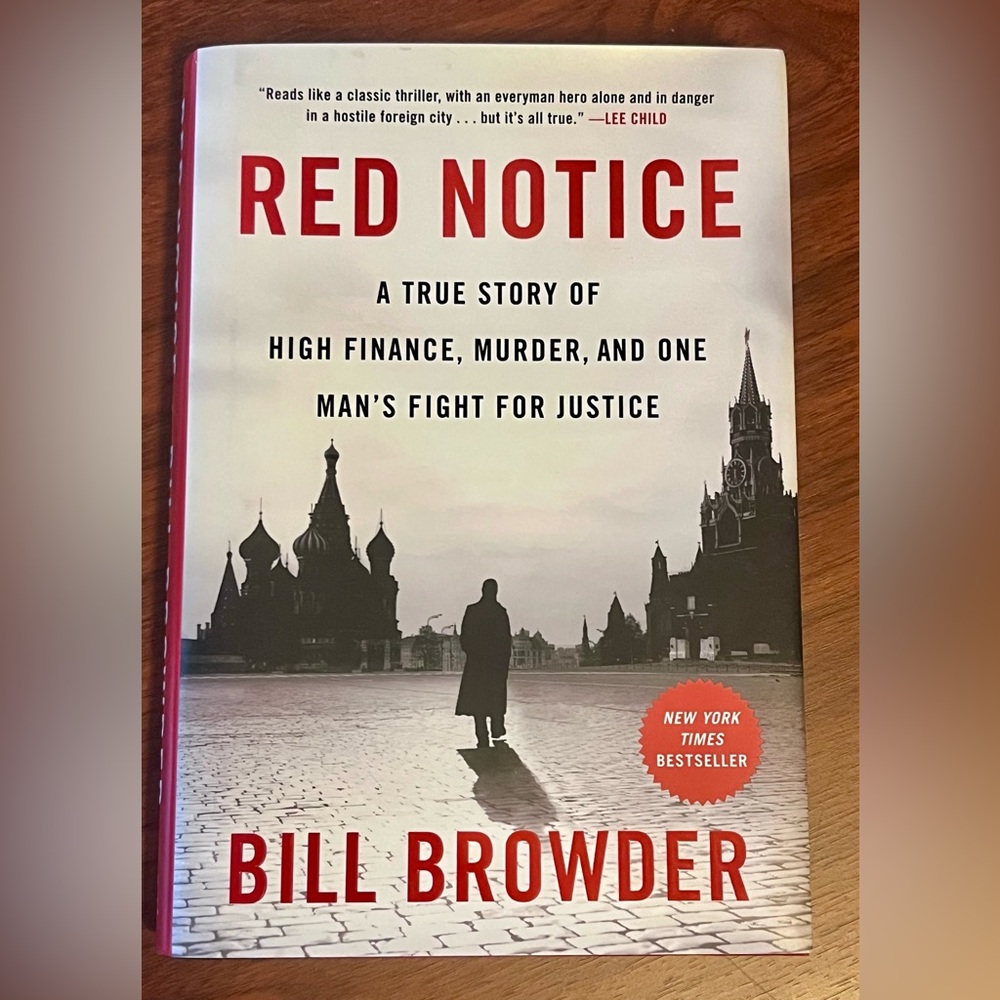 Red Notice Hardcover Book